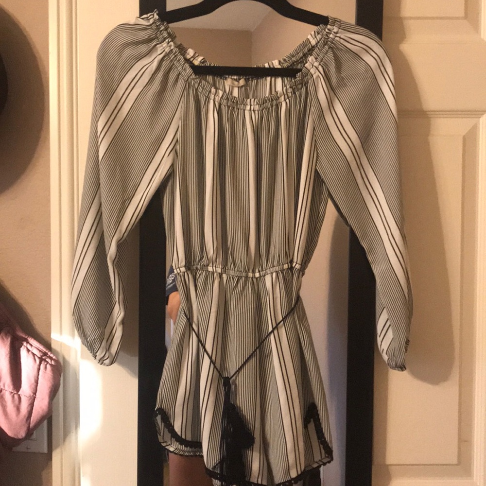 Off the shoulder romper